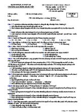 Đề thi kết thúc học phần Lịch sử 12 - Mã đề 896 - Trường Cao đẳng Bách Việt